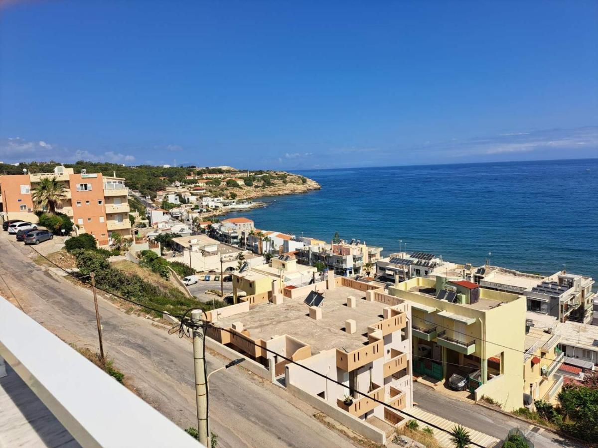 Seaview Flora'S Luxury Apartment-300Meters From The Beach Rethymno  Exterior photo