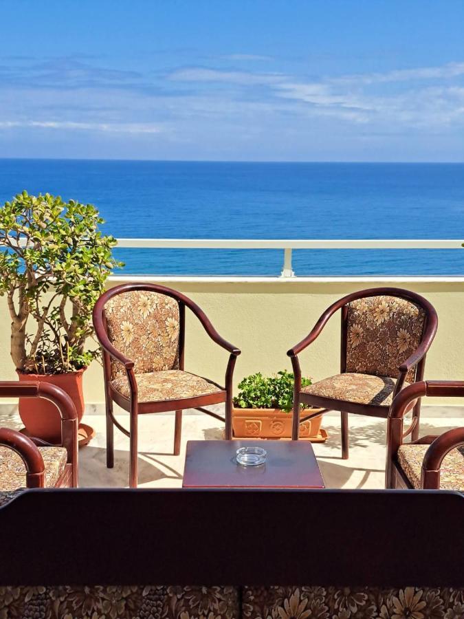 Seaview Flora'S Luxury Apartment-300Meters From The Beach Rethymno  Exterior photo