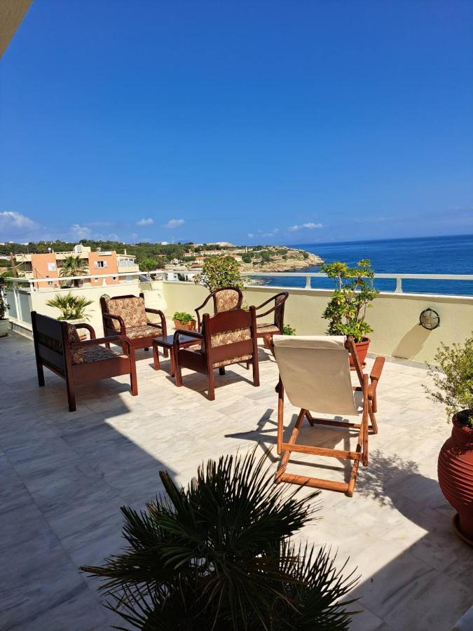 Seaview Flora'S Luxury Apartment-300Meters From The Beach Rethymno  Exterior photo