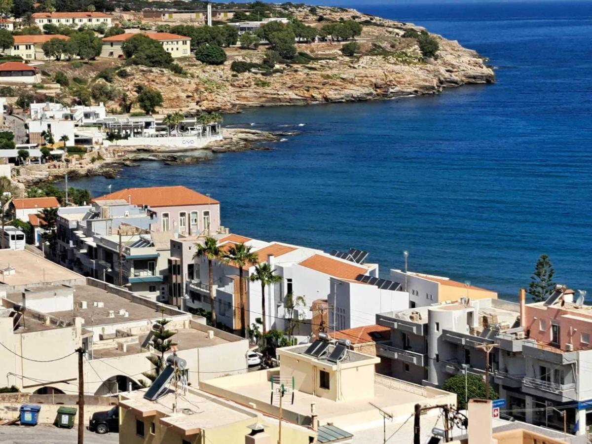 Seaview Flora'S Luxury Apartment-300Meters From The Beach Rethymno  Exterior photo