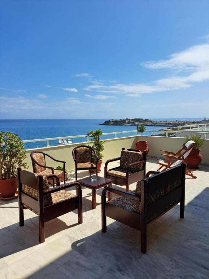 Seaview Flora'S Luxury Apartment-300Meters From The Beach Rethymno  Exterior photo