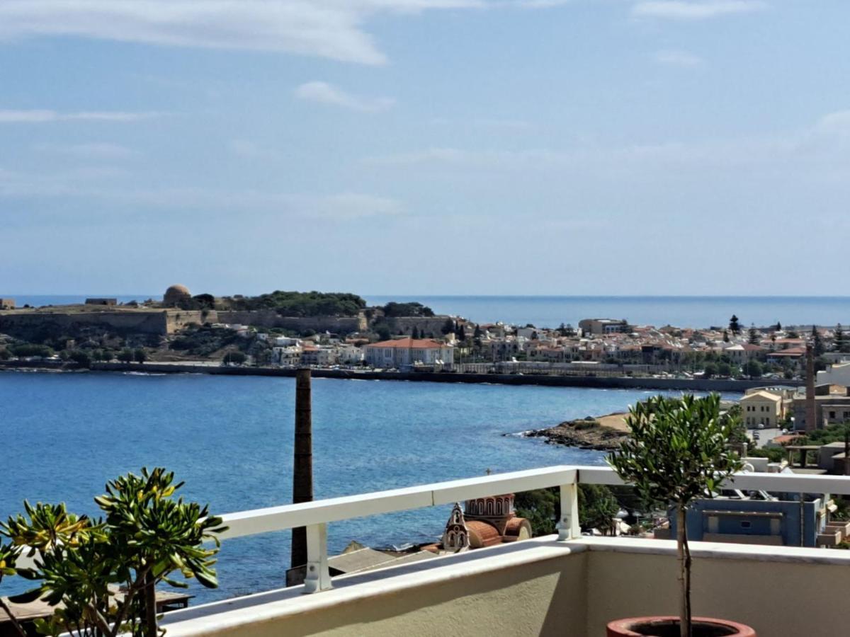 Seaview Flora'S Luxury Apartment-300Meters From The Beach Rethymno  Exterior photo