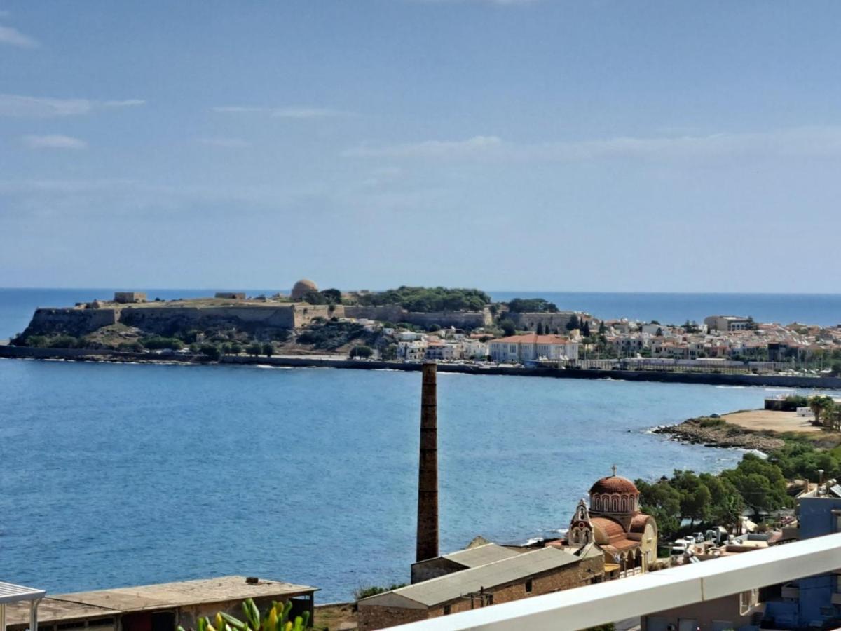 Seaview Flora'S Luxury Apartment-300Meters From The Beach Rethymno  Exterior photo