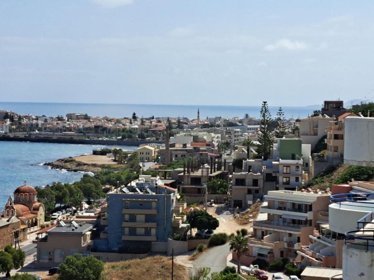 Seaview Flora'S Luxury Apartment-300Meters From The Beach Rethymno  Exterior photo